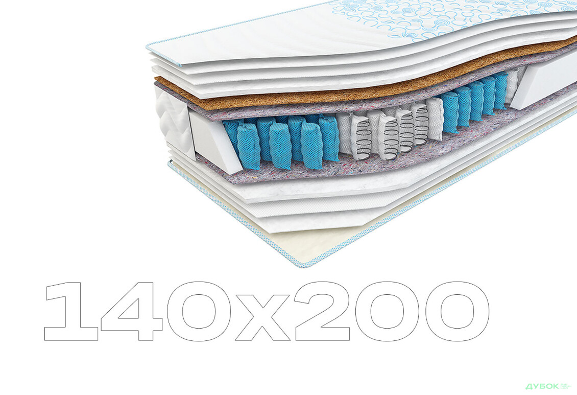 Матрас Октава / Octava (серія Sweet Sleep) 140х200 Come-for