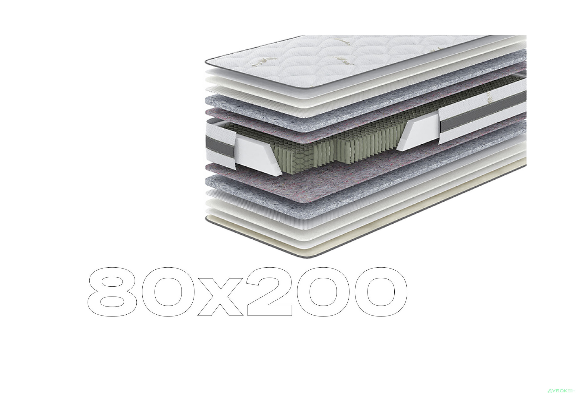 Матрас Планто (серія Aloe Vera) 80х200 Come-for - Изображение 1 Изображение 1 - Матрас Планто (серія Aloe Vera) 80х200 Come-for