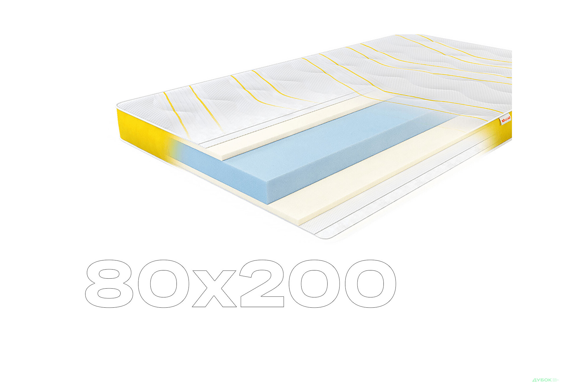 Зображення 1 - Матрац Дитячий Banana (серія Smart Kids) 80х200 Come-for