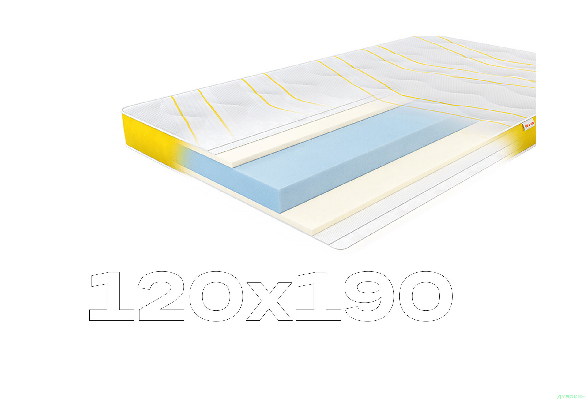 Зображення 1 - Матрац Дитячий Banana (серія Smart Kids) 120х190 Come-for