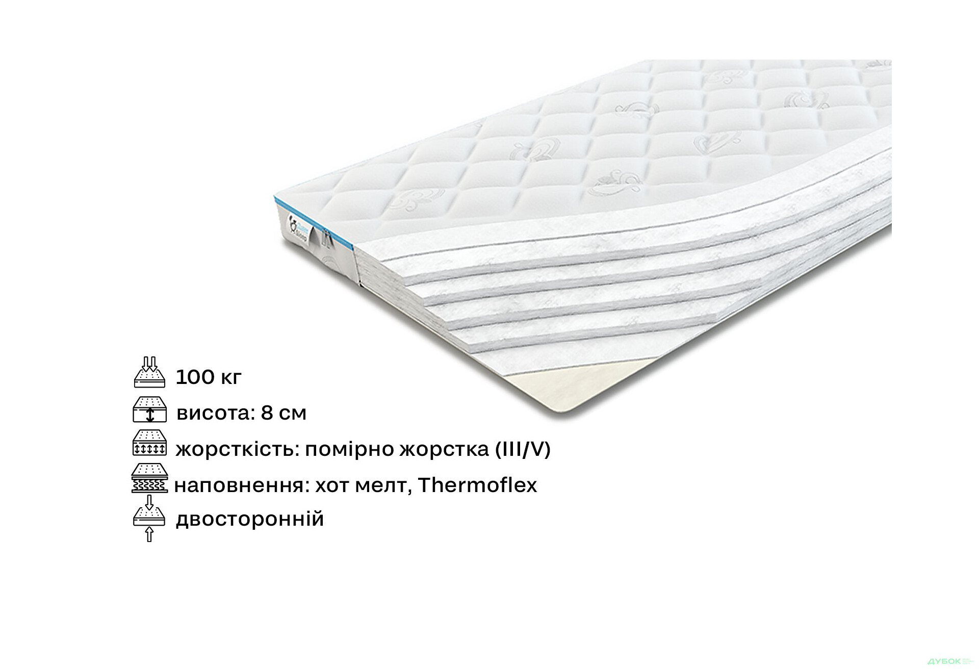 Изображение 2 - Матрас Футон Дебют Форте 180х200 Come-for