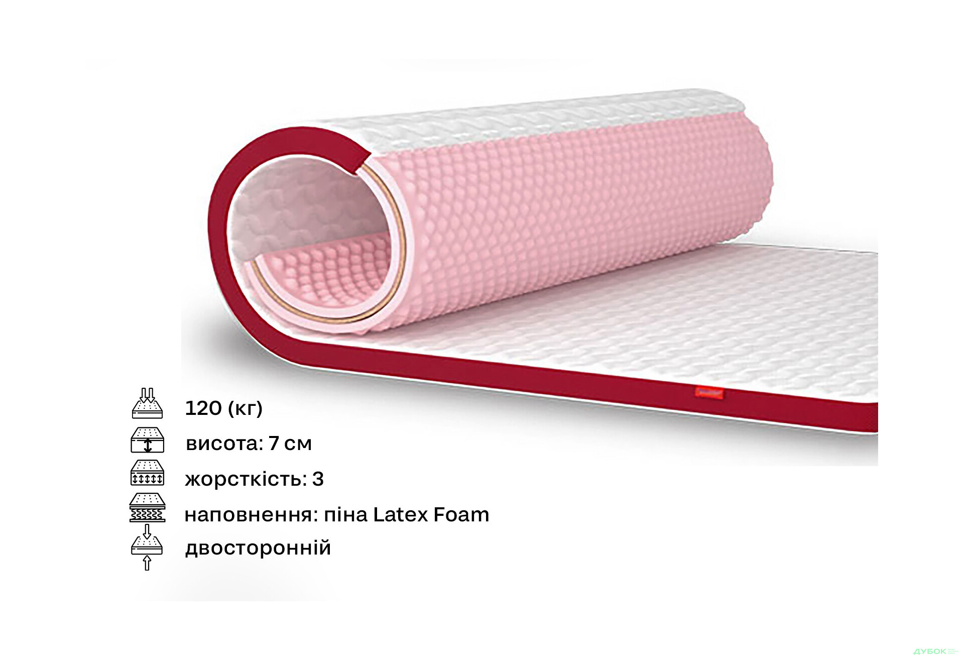 Изображение 2 - Матрас Гранат Кокос / Granat Cocos (серия Flip) 120х200 Матролюкс