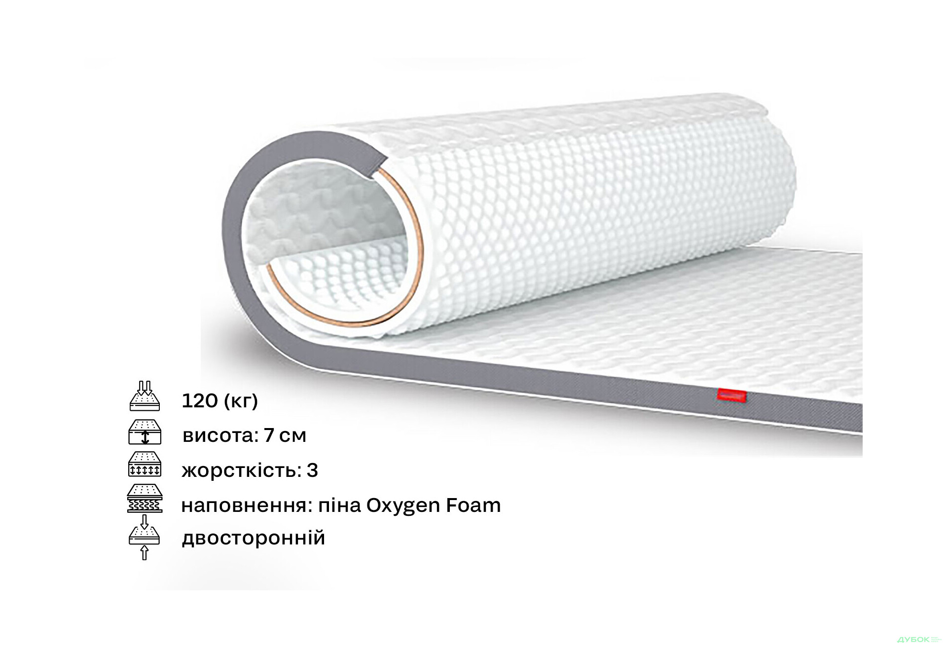 Матрац Сільвер Кокос / Silver Cocos (серія Flip) 120х200 Matroluxe - Зображення 2 Зображення 2 - Матрац Сільвер Кокос / Silver Cocos (серія Flip) 120х200 Matroluxe