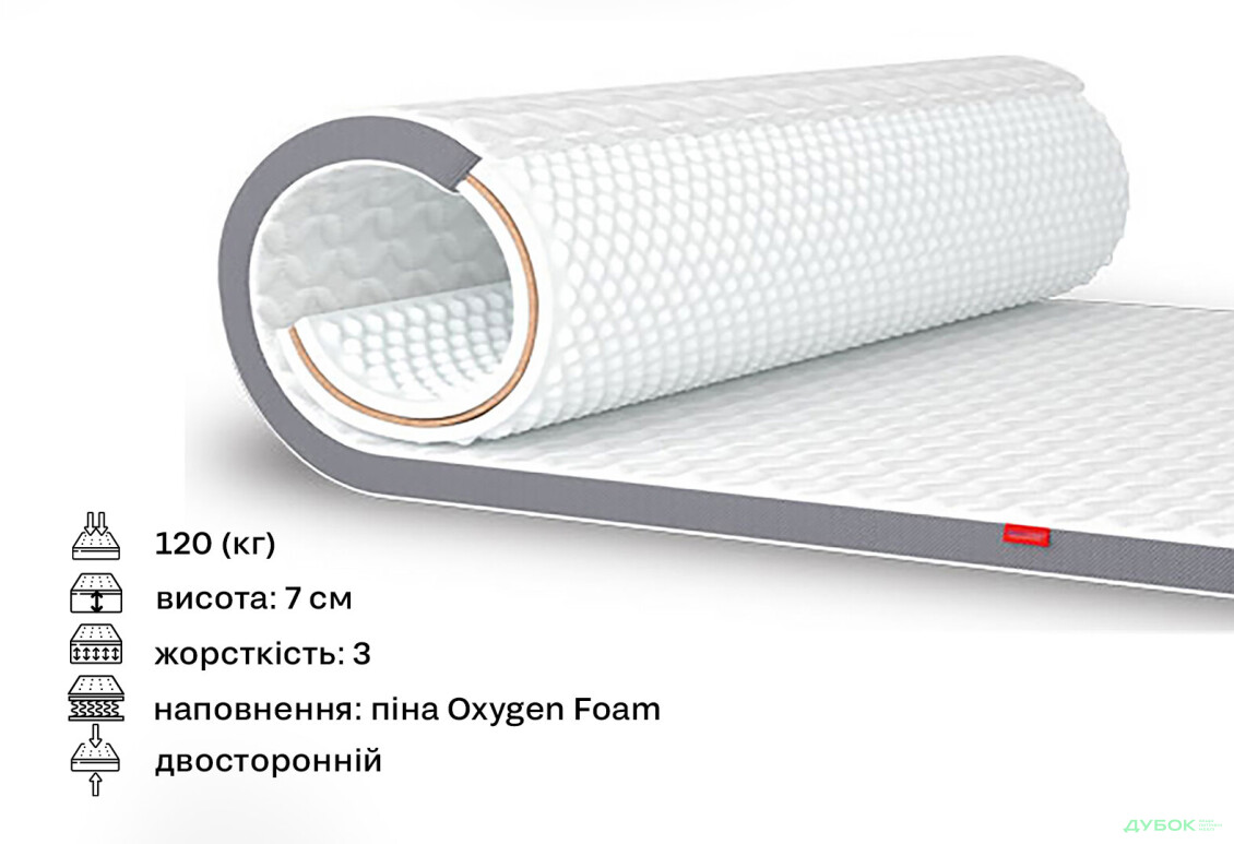 Матрац Сільвер Кокос / Silver Cocos (серія Flip) 140х200 Matroluxe - Зображення 2 Зображення 2 - Матрац Сільвер Кокос / Silver Cocos (серія Flip) 140х200 Matroluxe