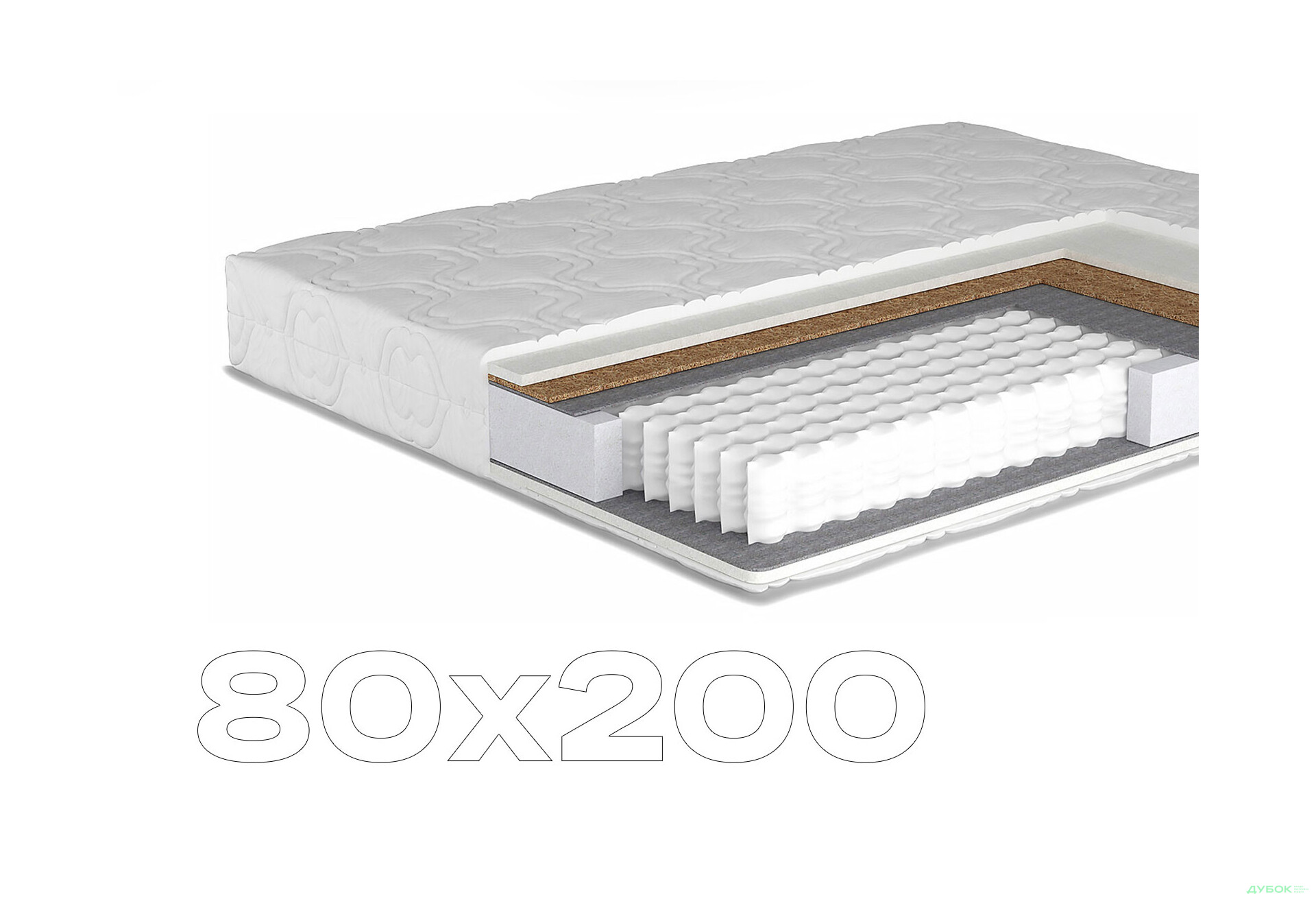 Матрац Софія Нью / Sofia New 80х200 Matroluxe - Зображення 1 Зображення 1 - Матрац Софія Нью / Sofia New 80х200 Matroluxe