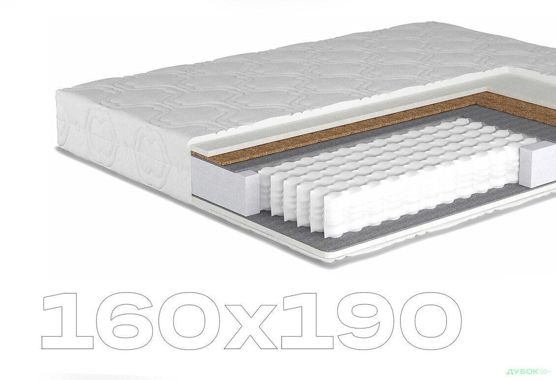 Матрац Софія Нью / Sofia New 160х190 Matroluxe - Зображення 1 Зображення 1 - Матрац Софія Нью / Sofia New 160х190 Matroluxe
