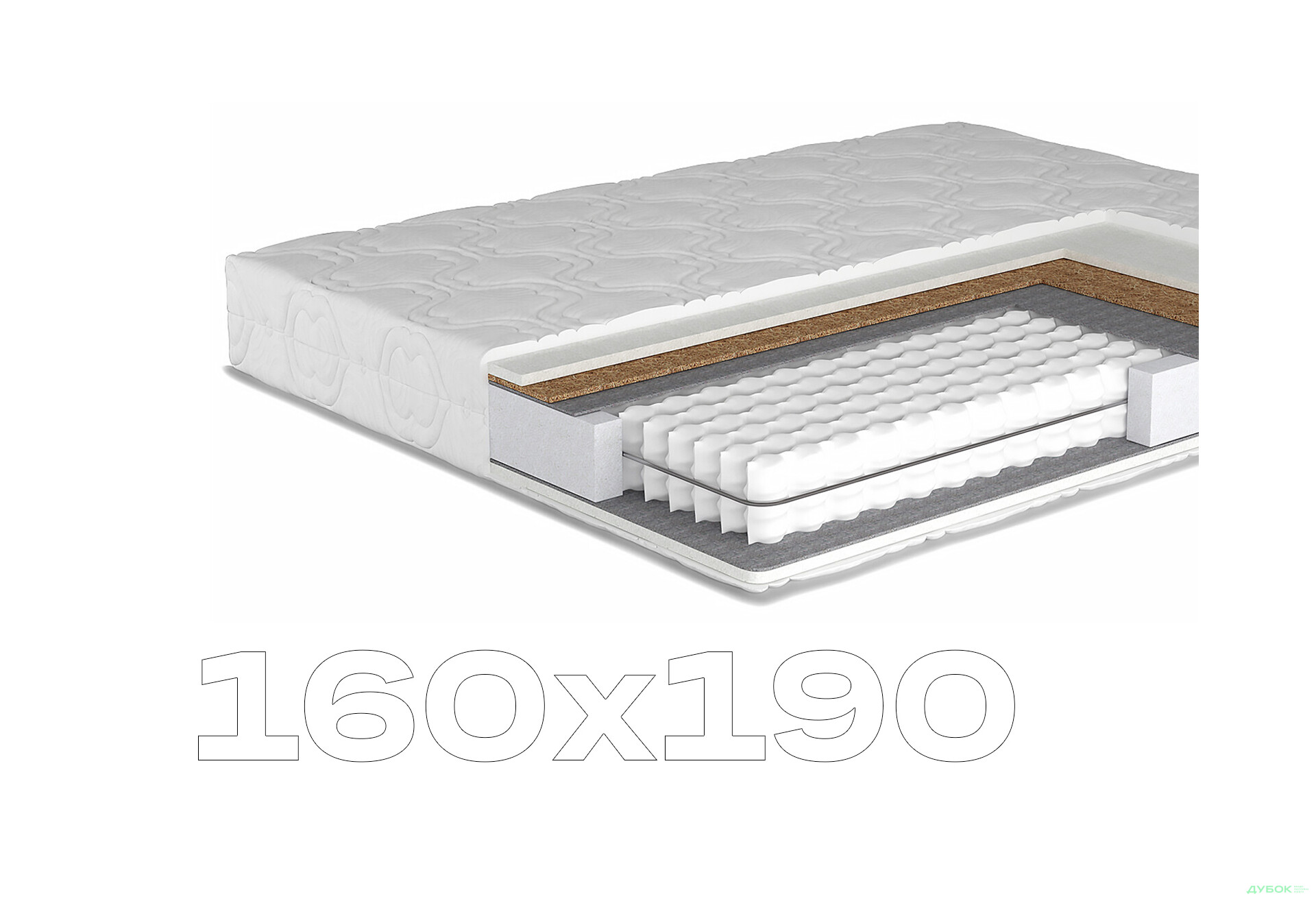 Зображення 1 - Матрац Софія Нью / Sofia New 160х190 Matroluxe