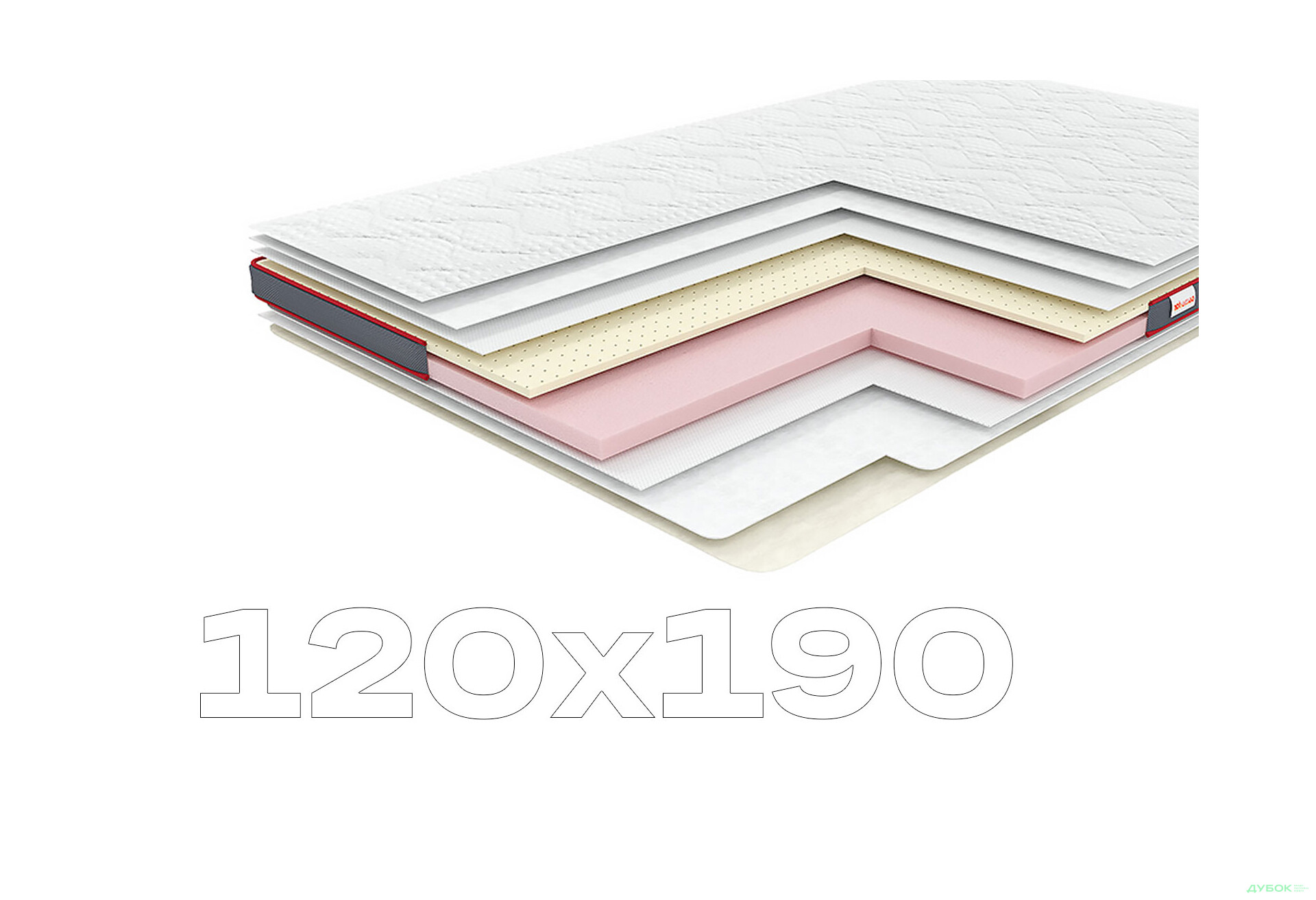 Зображення 1 - Матрац Футон Aero Latex 120х190 Come-for