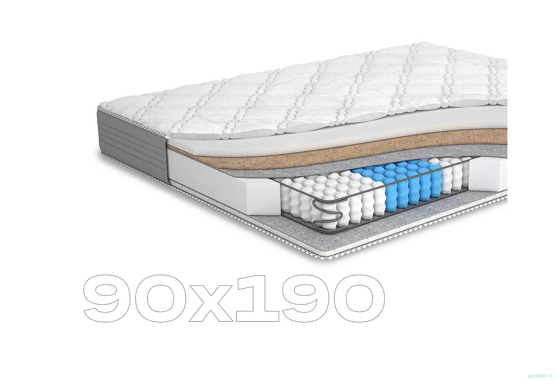 Зображення 1 - Матрац Хані / Honey (серія Yellow) 90х190 Matroluxe