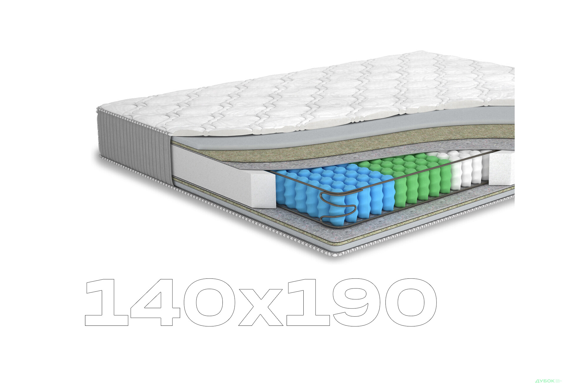 Зображення 1 - Матрац Мелон / Melon (серія Yellow) 140х190 Matroluxe