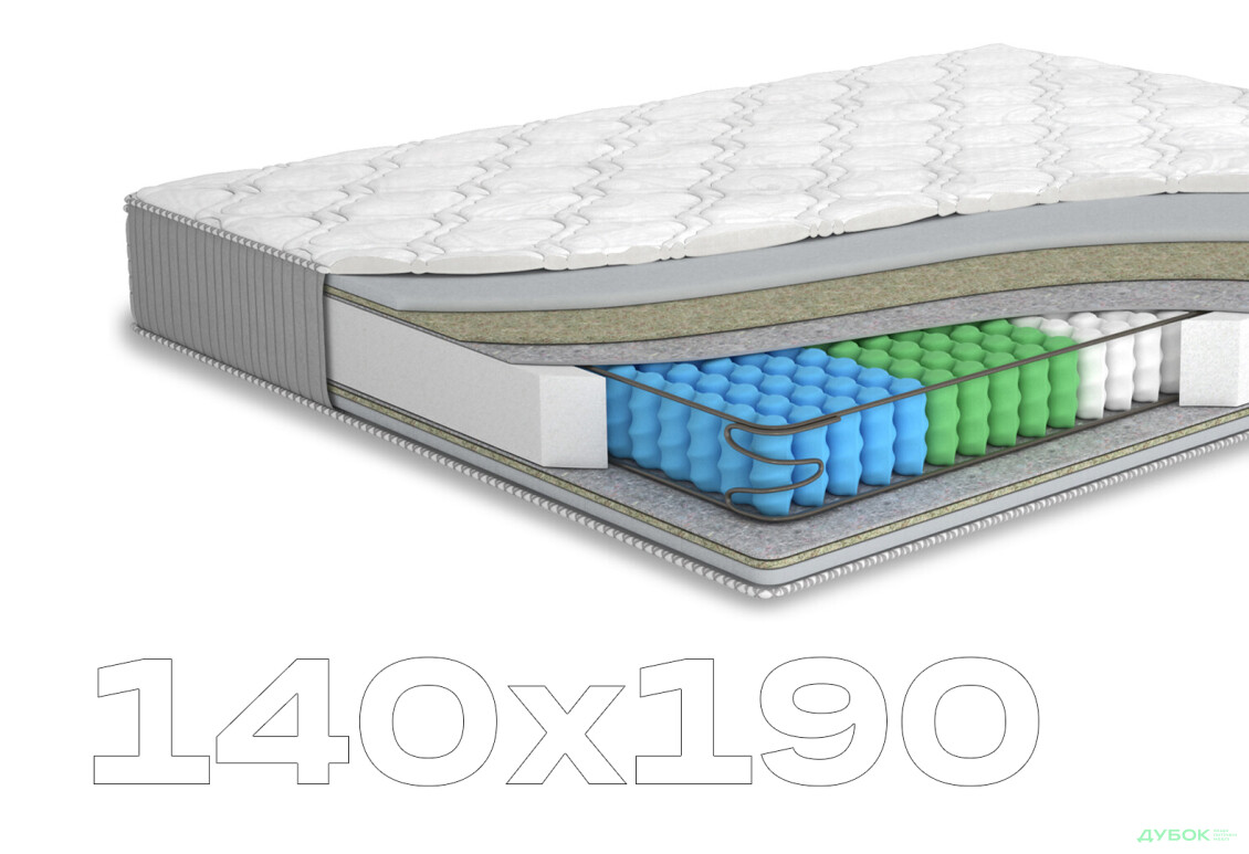 Матрац Мелон / Melon (серія Yellow) 140х190 Matroluxe
