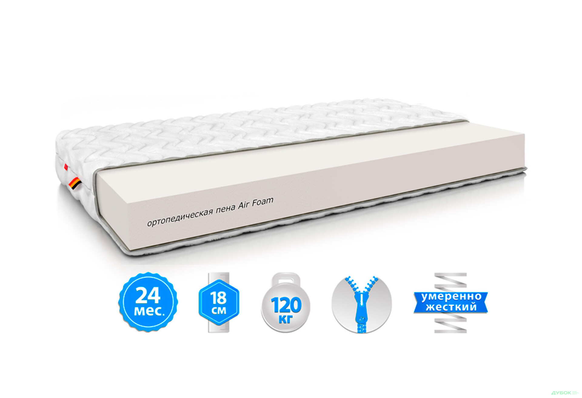 Зображення 4 - Матрац Brugge / Брюгге (серія Belgian Technologies) 120х190 Matroluxe