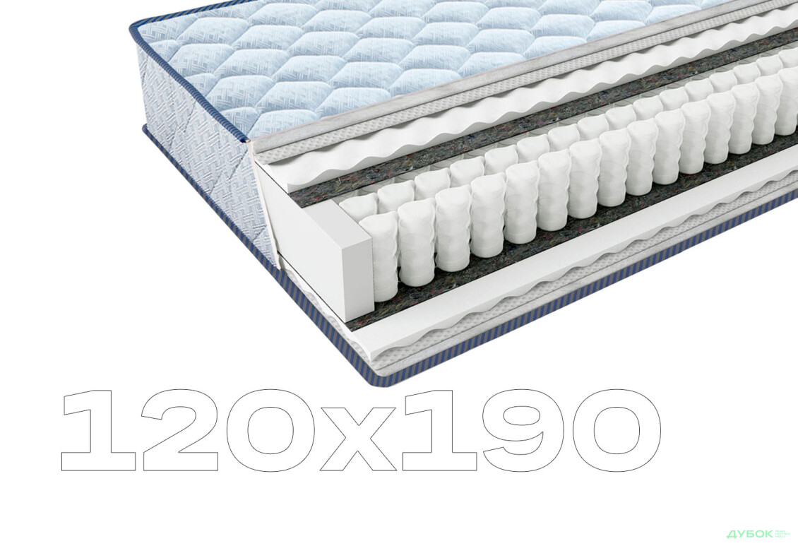 Матрац Фрідом Покет / Freedom Pocket 120х190 ЕММ - Зображення 1 Зображення 1 - Матрац Фрідом Покет / Freedom Pocket 120х190 ЕММ