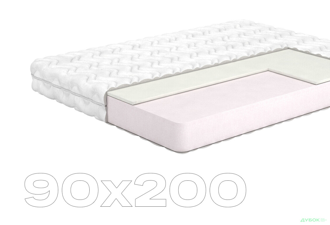 Матрац Mons / Монс (серія Belgian Technologies) 90х200 Matroluxe