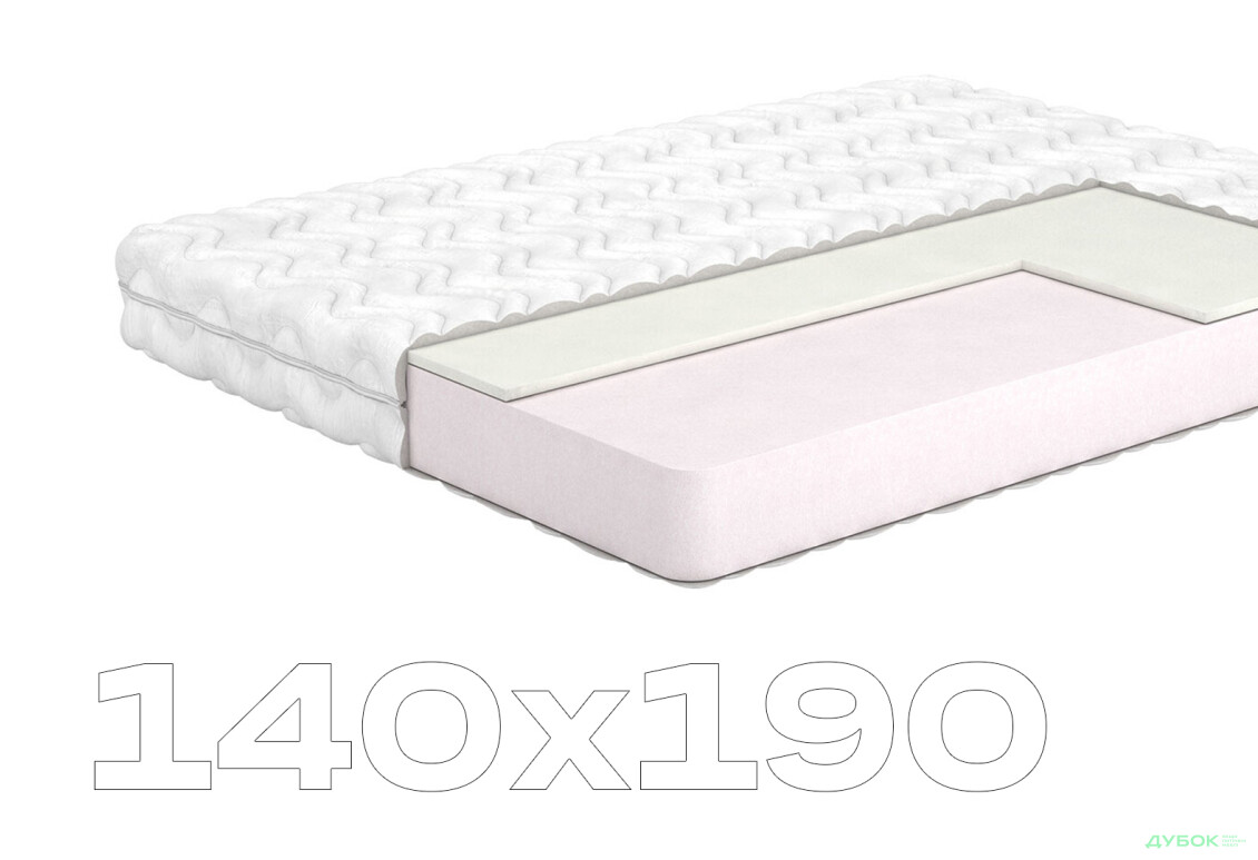 Матрац Mons / Монс (серія Belgian Technologies) 140х190 Matroluxe