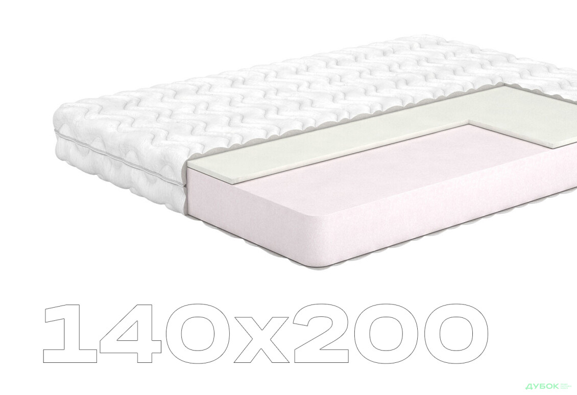 Матрац Mons / Монс (серія Belgian Technologies) 140х200 Matroluxe