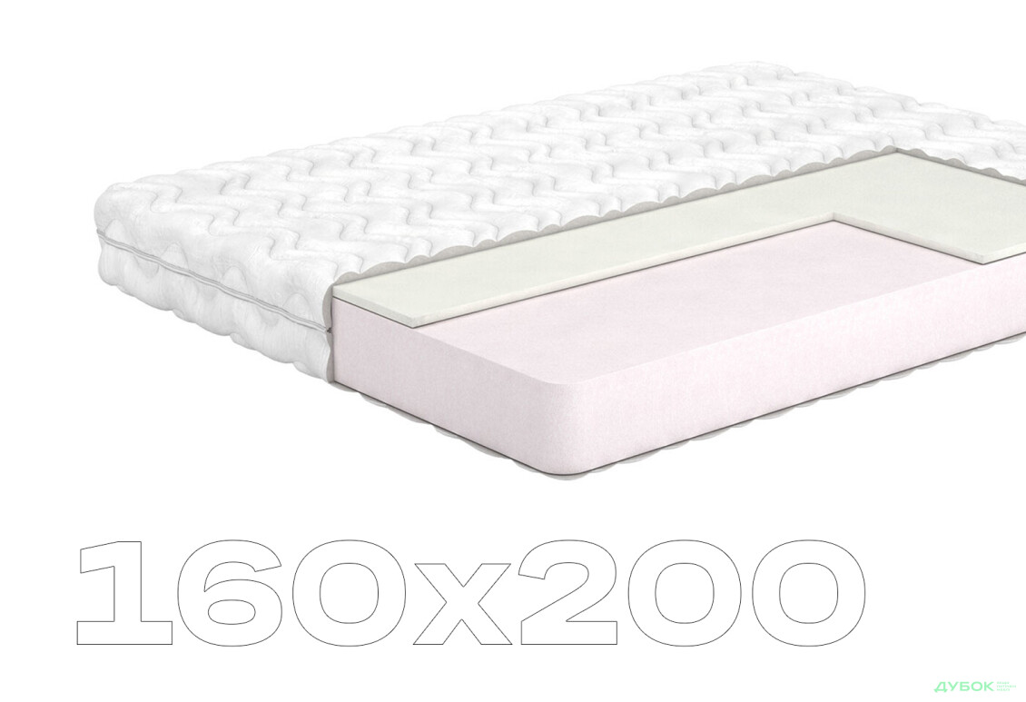 Матрац Mons / Монс (серія Belgian Technologies) 160х200 Matroluxe