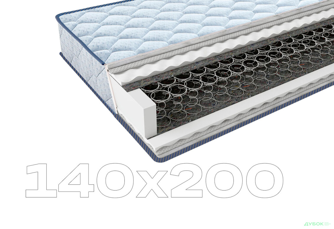 Матрац Фрідом Хард / Freedom Hard 140х200 ЕММ