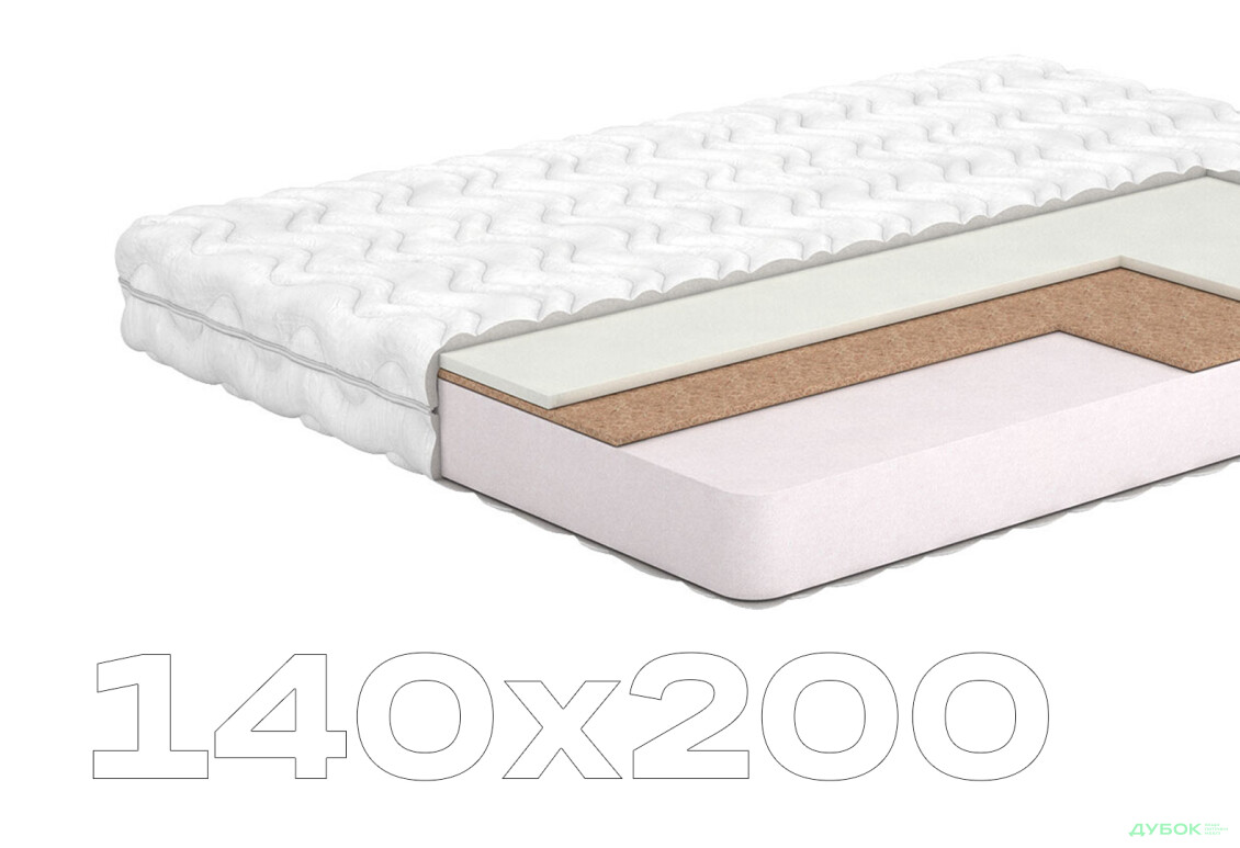 Матрац Arlon / Арлон (серія Belgian Technologies) 140х200 Matroluxe