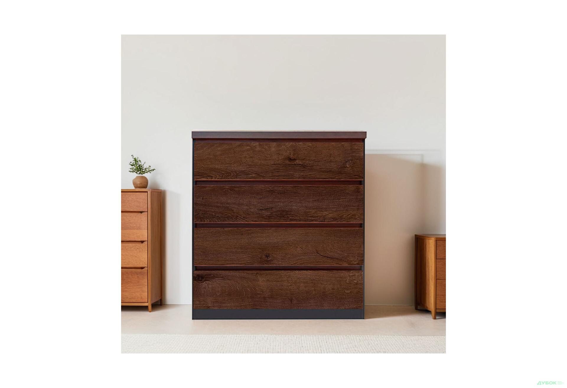 Комод БРВ Україна Джулі з 4 шухлядами 90 см - Зображення 3 Зображення 3 - Комод БРВ Україна Джулі з 4 шухлядами 90 см