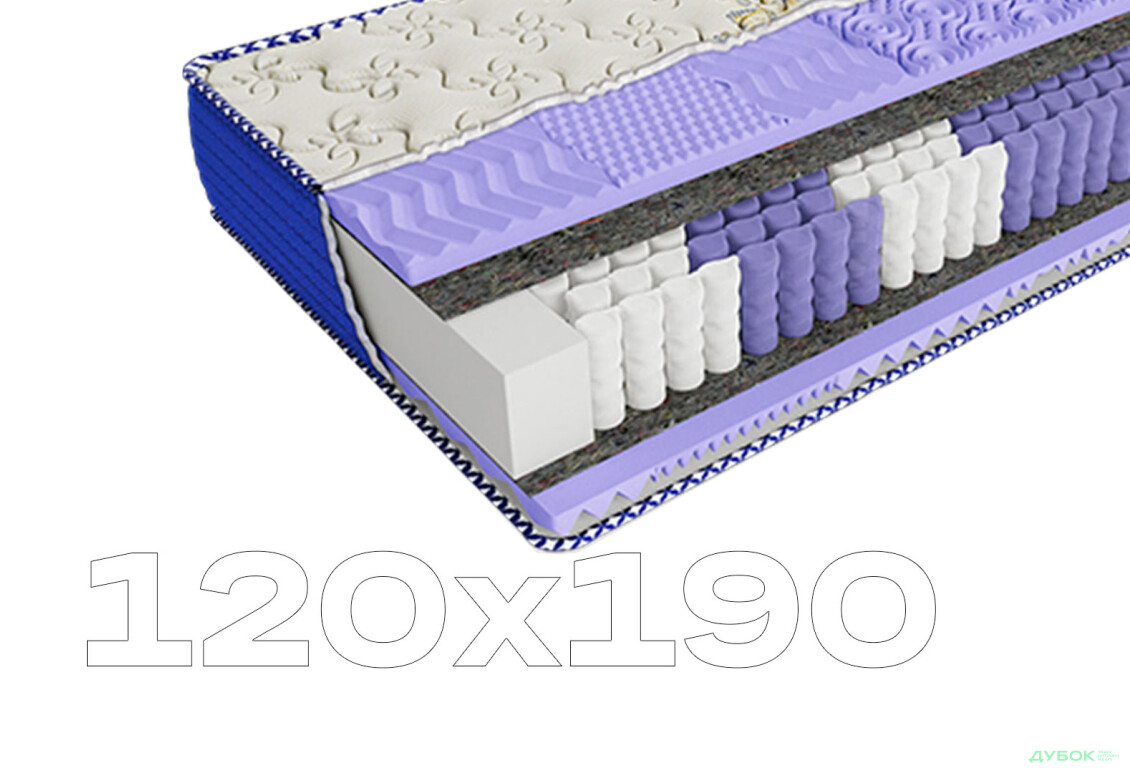 Матрац Damask / Дамаск Arabeska 120х190 ЕММ