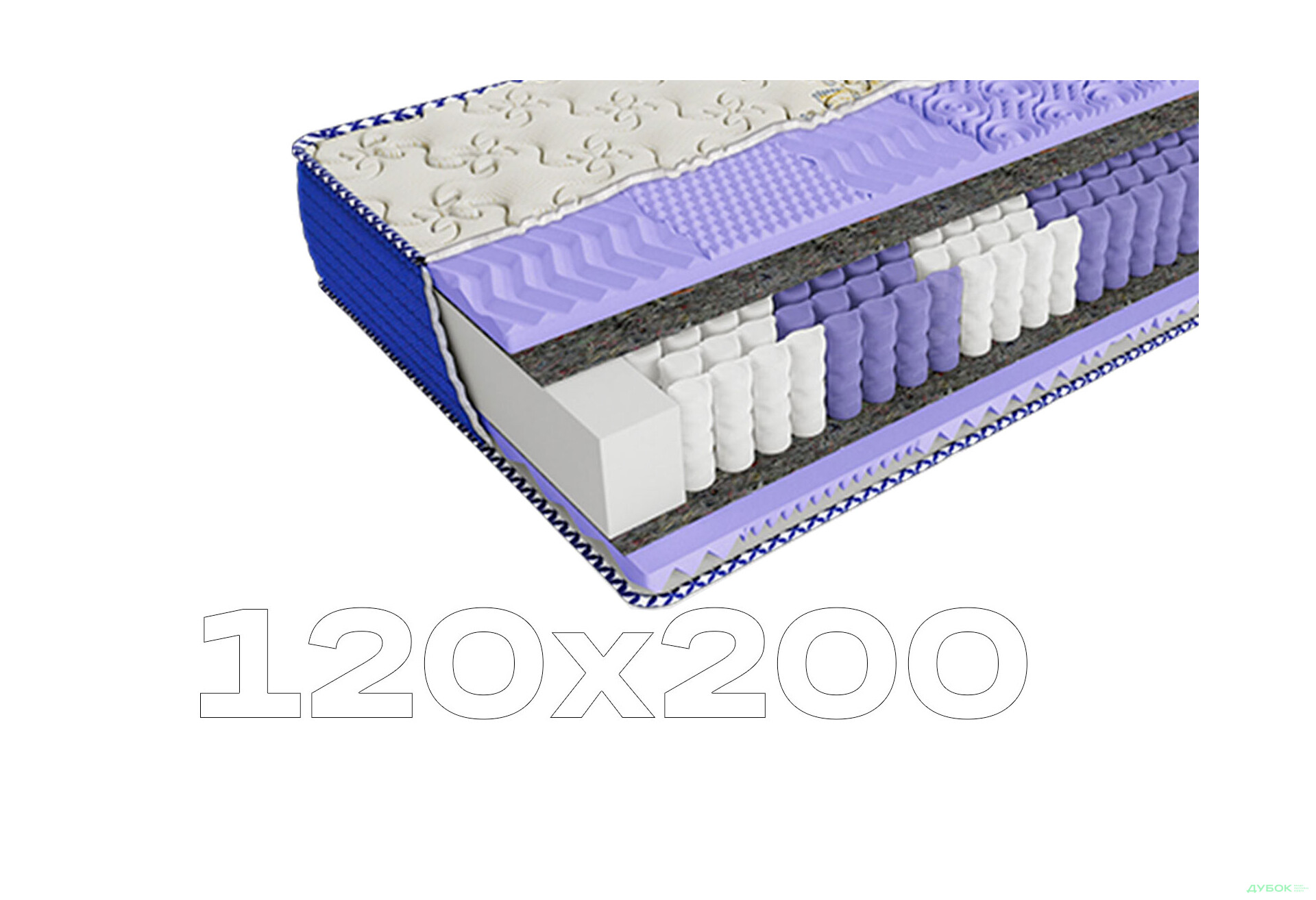 Изображение 1 - Матрас Damask / Дамаск Arabeska 120х200 ЕММ