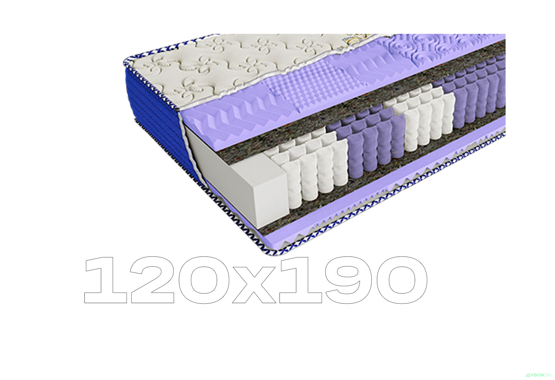 Зображення 1 - Матрац Tanami / Танамі Arabeska 120х190 ЕММ