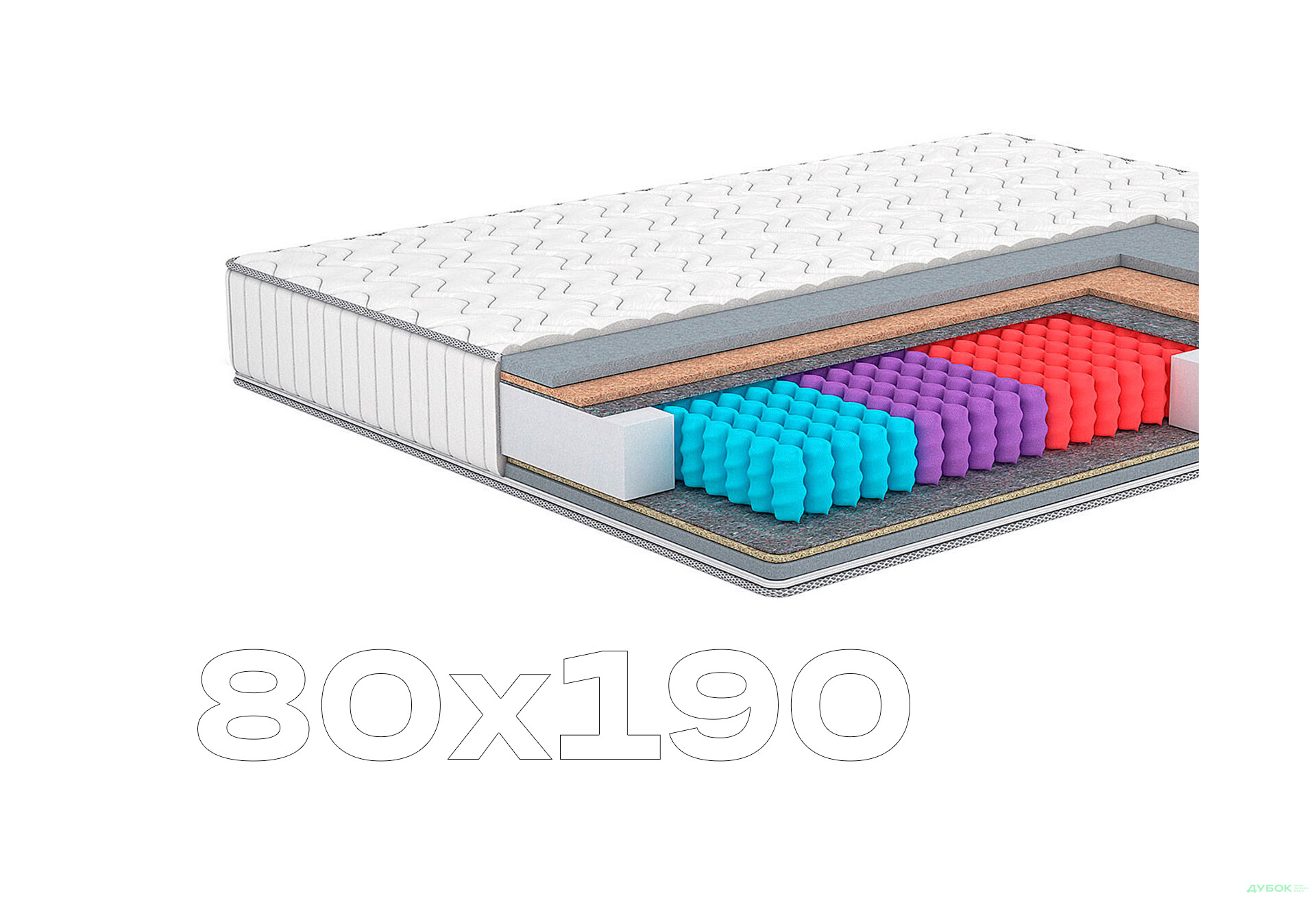 Зображення 1 - Матрац Account / Акаунт (серія In Style) 80х190 Matroluxe