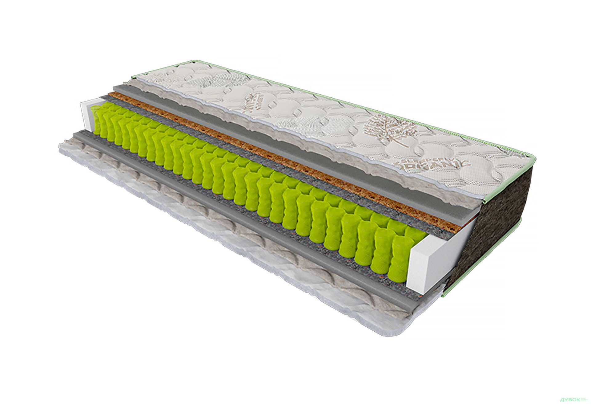Зображення 3 - Матрац Sleep&Fly ORGANIC Verso / Версо 160х200 ЕММ