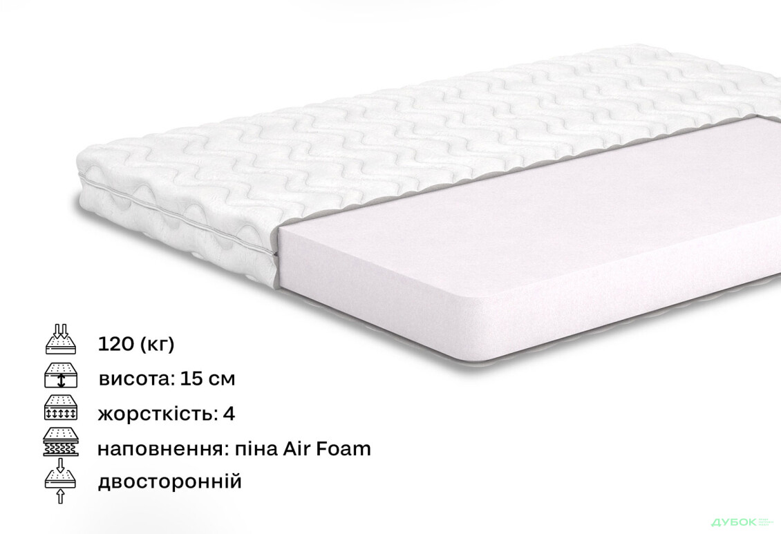 Зображення 2 - Матрац Турне / Turne (серія Belgian Technologies) 150х200 Matroluxe