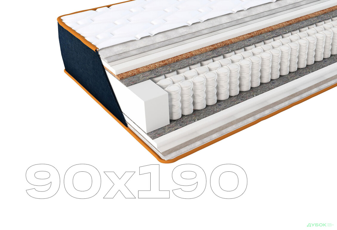 Матрац Bermuda / Бермуда Denim 90х190 ЕММ