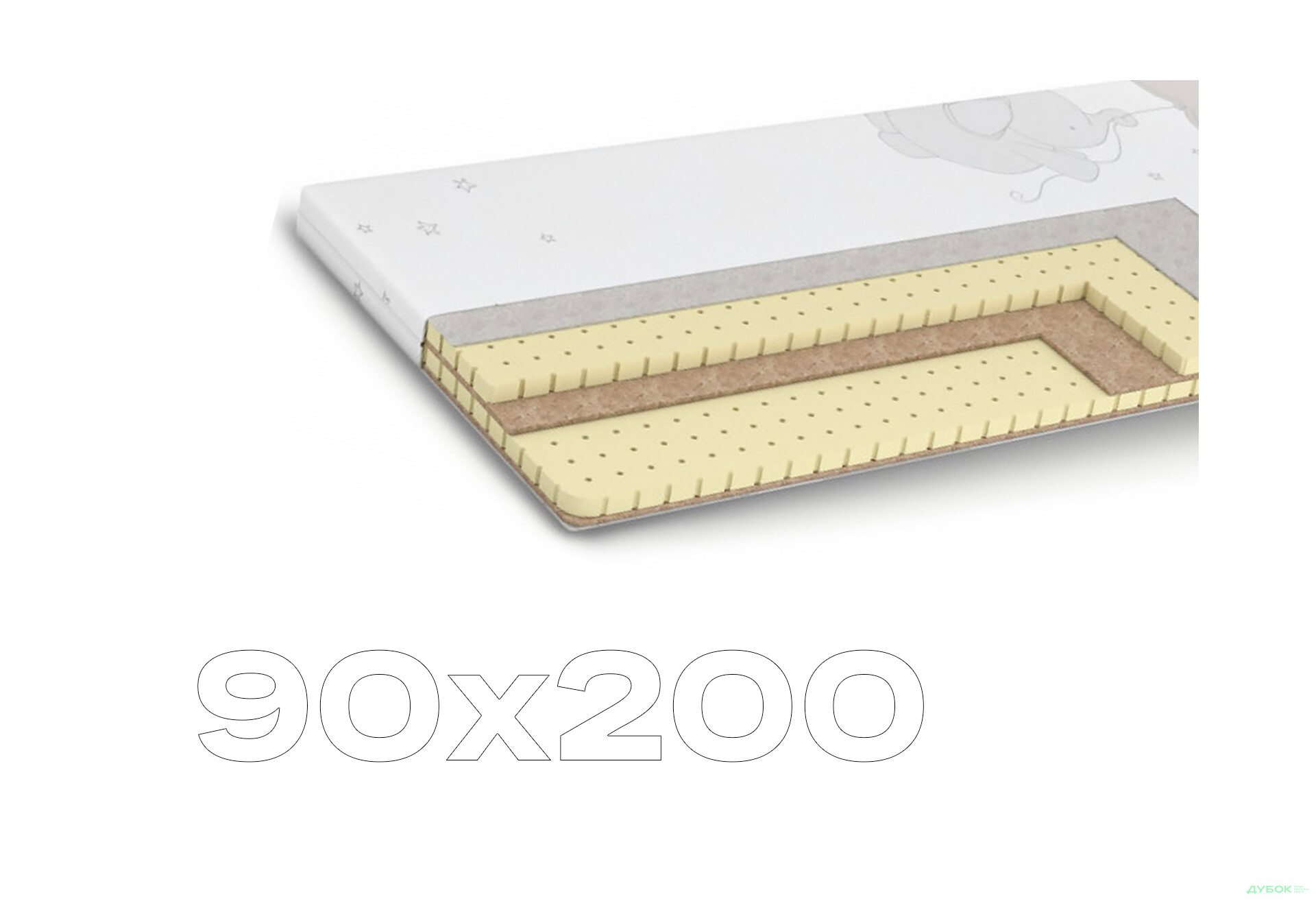 Зображення 1 - Матрац Дитячий Бейбі Квін / Baby Queen 90х200 Matroluxe