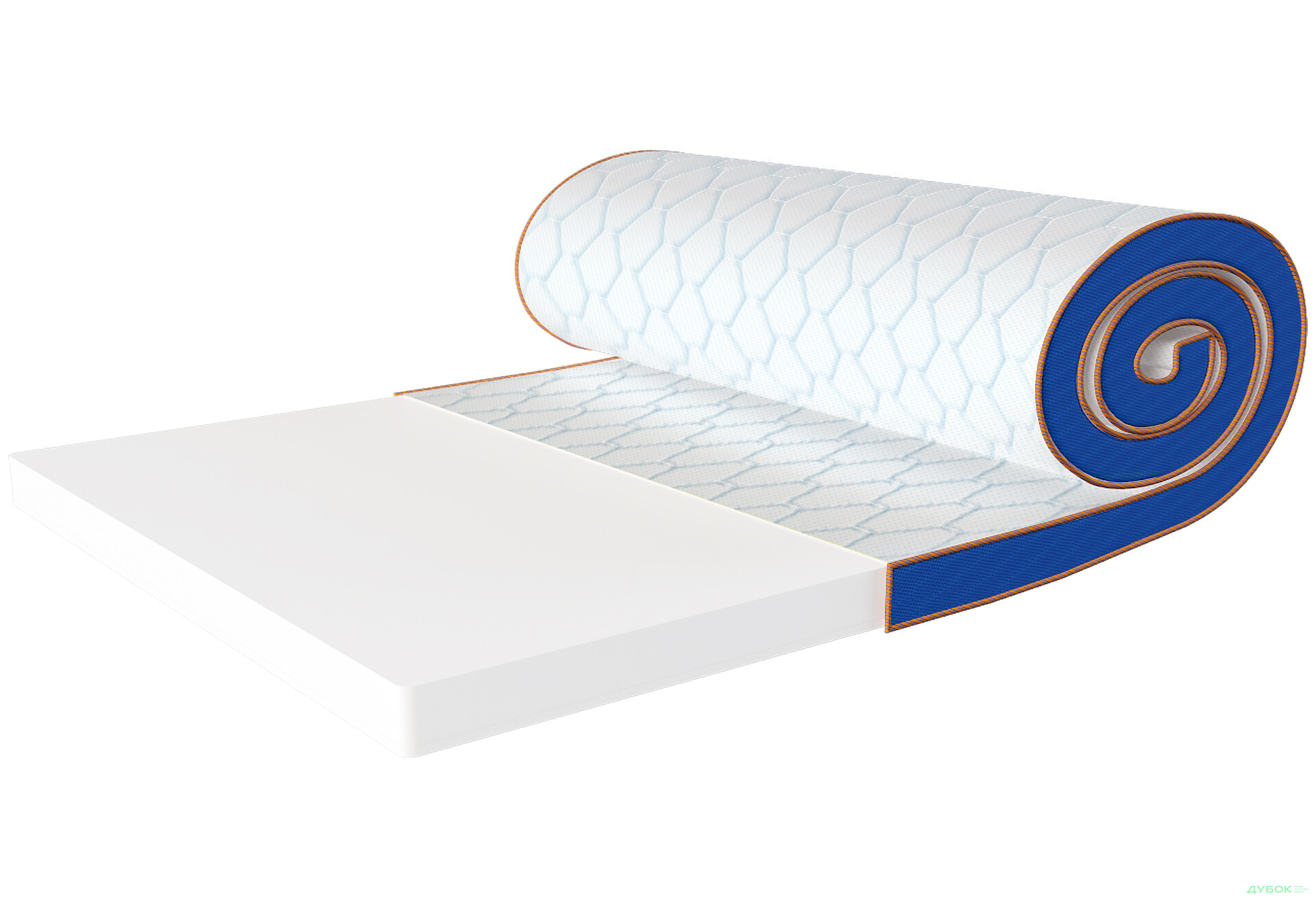Зображення 3 - Матрац Sleep&Fly mini топпер Super Flex / Супер Флекс (чохол з жаккарду) 140х200 ЕММ