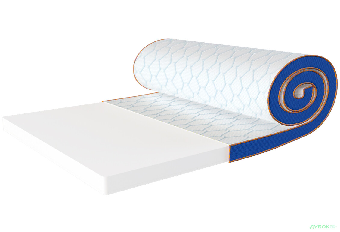 Зображення 3 - Матрац Sleep&Fly mini топпер Super Flex / Супер Флекс (чохол з жаккарду) 140х200 ЕММ