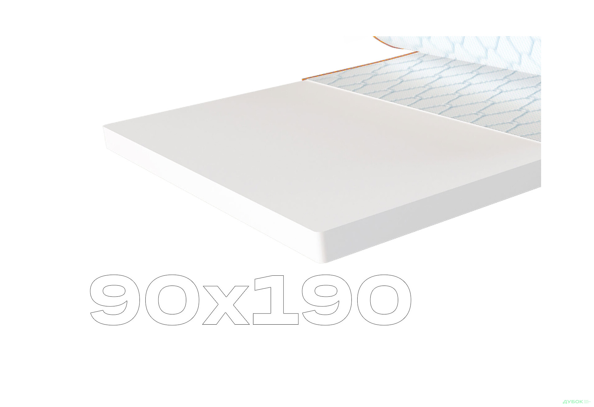 Изображение 1 - Матрас Sleep&Fly mini топпер Flex Mini / Флекс Мини (чехол из жаккарда) 90х190 ЕММ