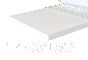 Матрац Sleep&Fly mini топпер Flex Mini / Флекс Міні (чохол з жаккарду) 140х190 ЕММ