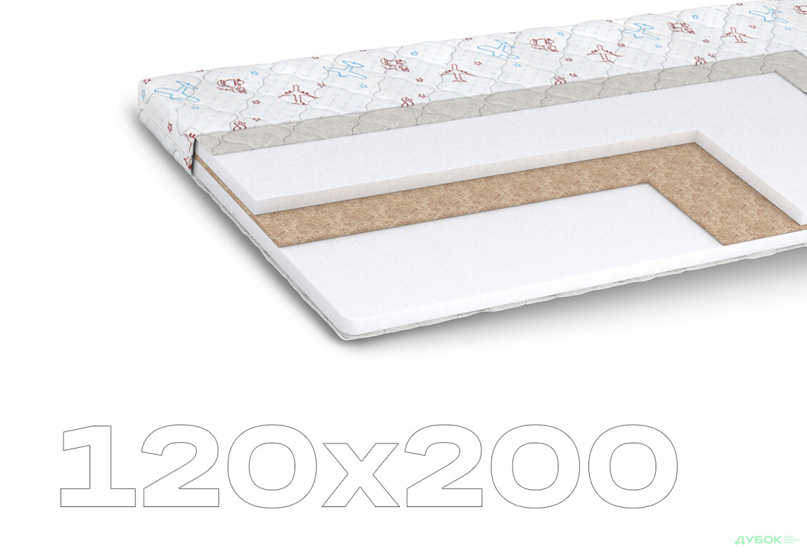 Матрац Дитячий Аладін / Aladin 120х200 Matroluxe