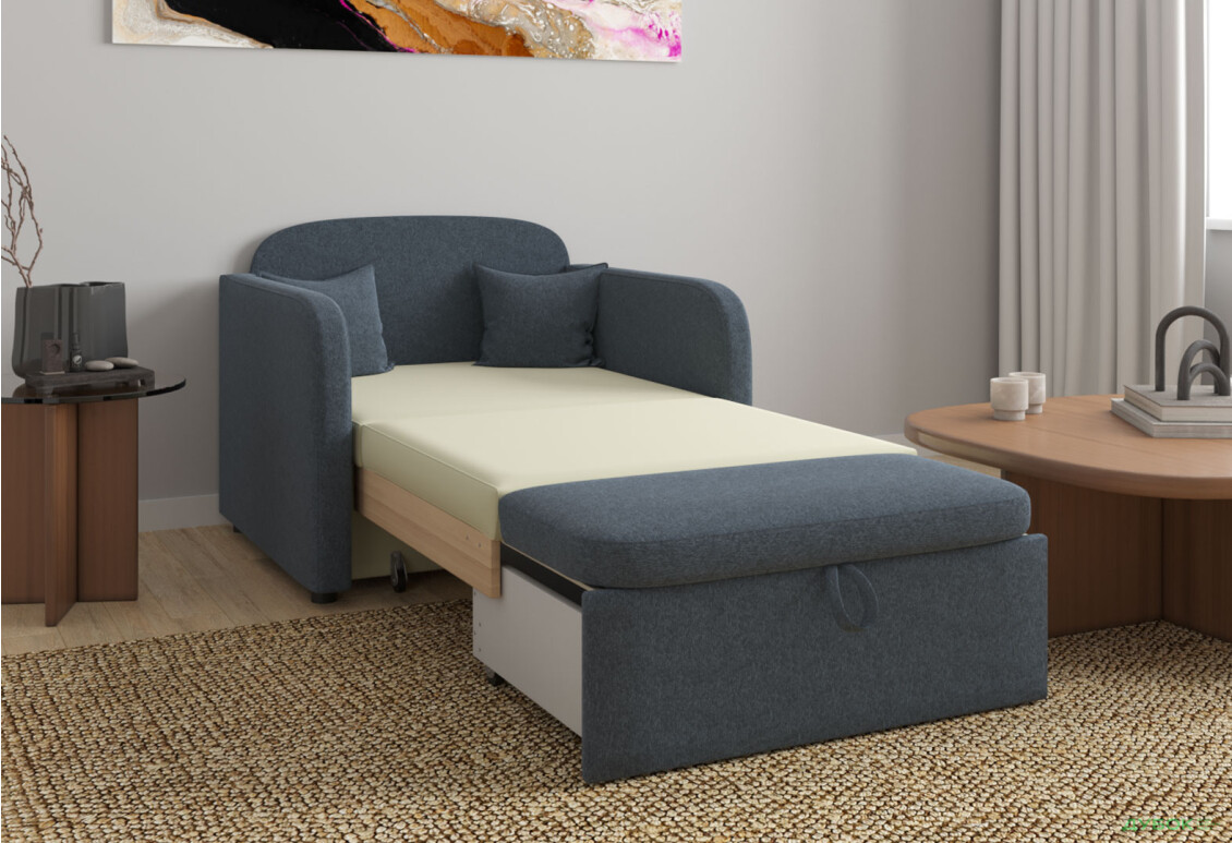 Диван UMa Міні 97x83 см синій (Primo 89) - Зображення 6 Зображення 6 - Диван UMa Міні 97x83 см синій (Primo 89)