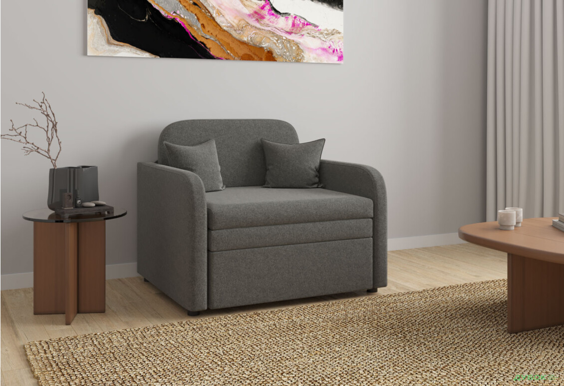 Зображення 2 - Диван UMa Міні 97x83 см сіро-коричневий (Primo 16)