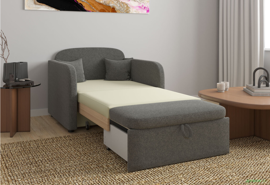 Зображення 4 - Диван UMa Міні 97x83 см сіро-коричневий (Primo 16)