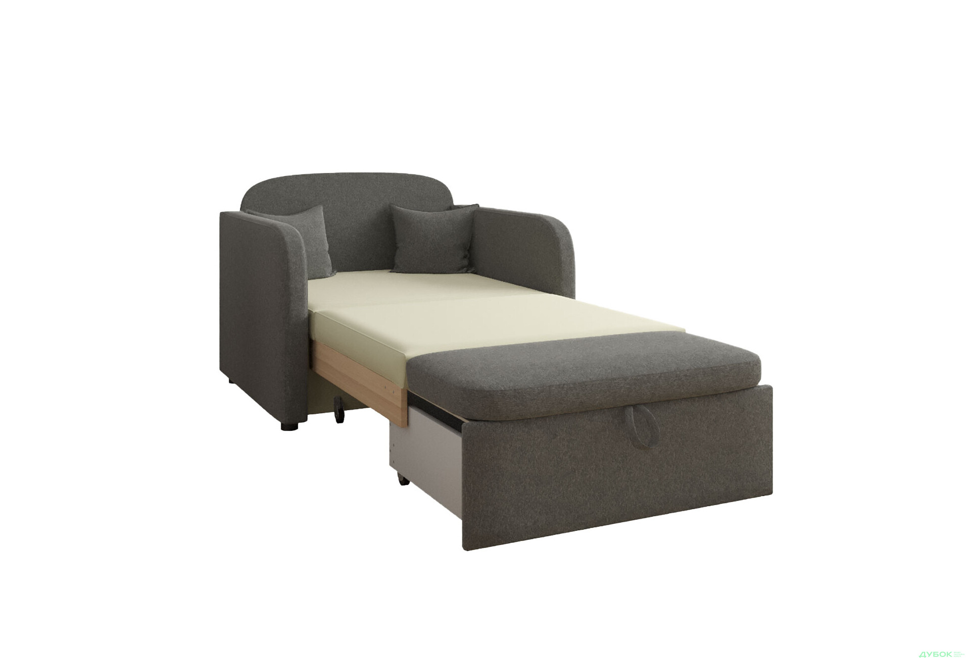 Зображення 7 - Диван UMa Міні 97x83 см сіро-коричневий (Primo 16)