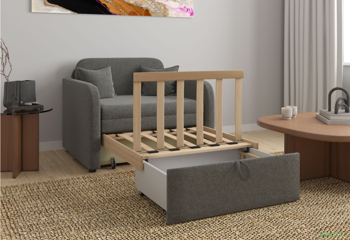 Зображення 5 - Диван UMa Міні 97x83 см сіро-коричневий (Primo 16)