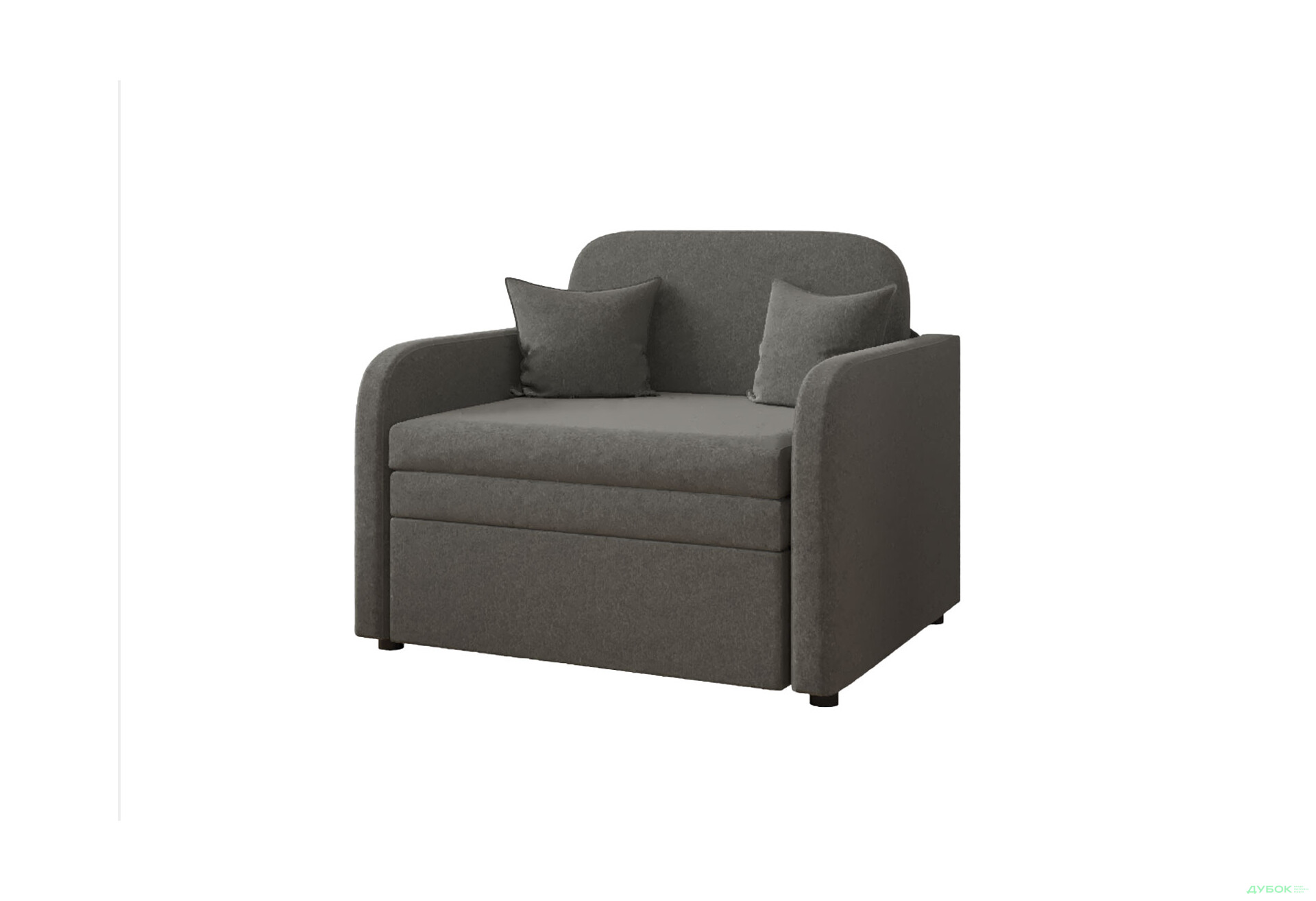 Зображення 1 - Диван UMa Міні 97x83 см сіро-коричневий (Primo 16)