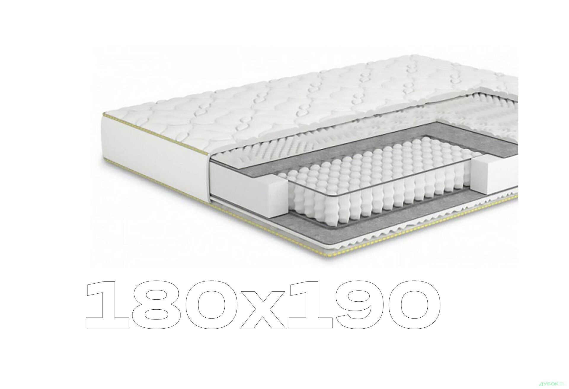 Зображення 1 - Матрац Козак 180х190 Matroluxe