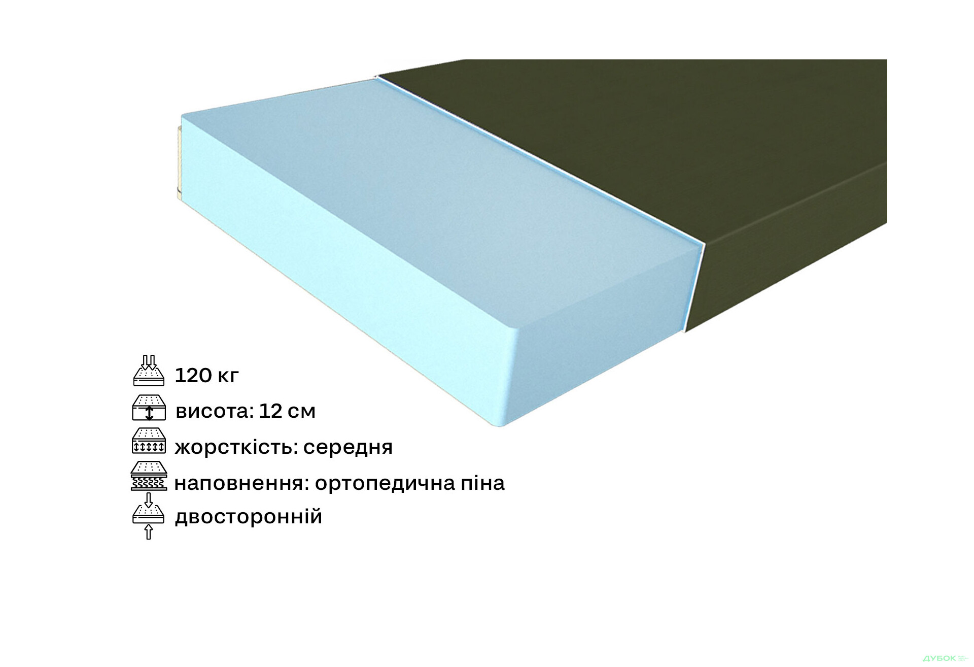 Зображення 2 - Матрац Ortomed Flex / Ортомед Флекс 180х190 ЕММ