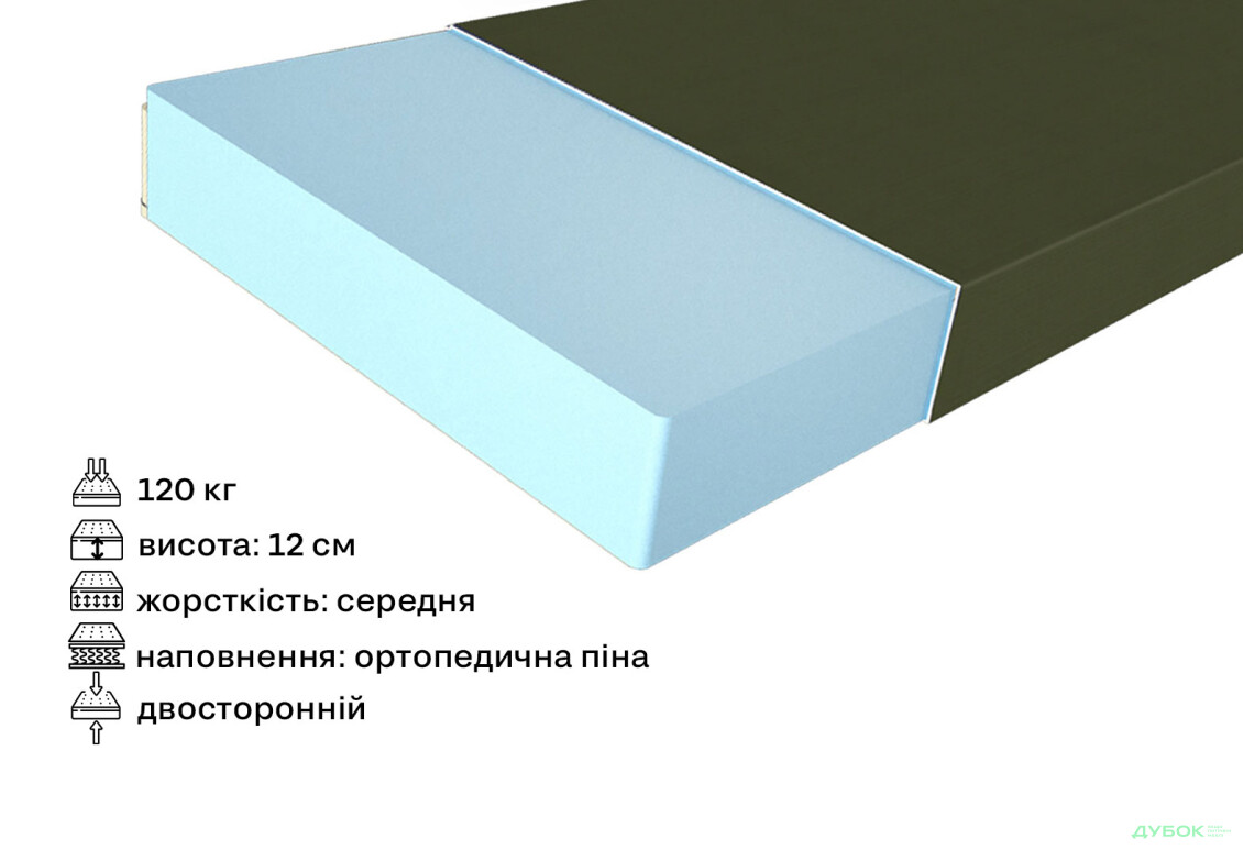 Зображення 2 - Матрац Ortomed Flex / Ортомед Флекс 180х200 ЕММ