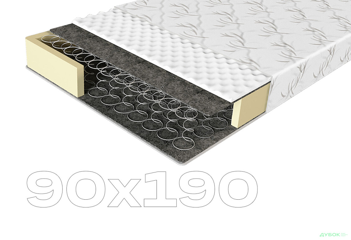 Матрац Еко 41 90х190 ЕММ
