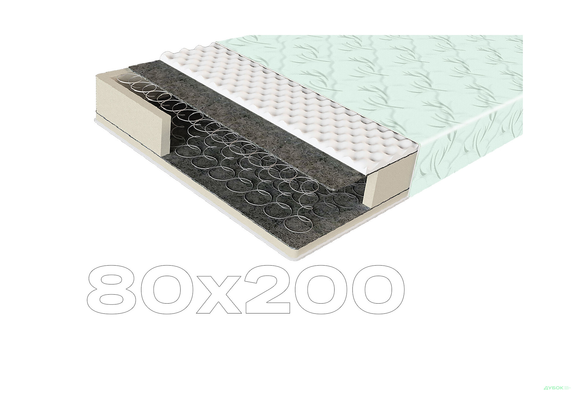 Зображення 1 - Матрац ComFort / Комфорт зима-літо 80х200 ЕММ