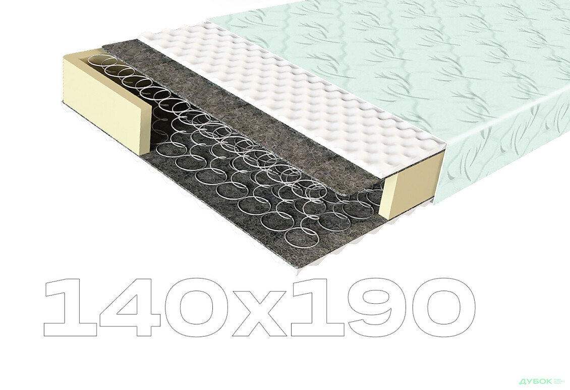 Матрац ComFort Hard / Комфорт Хард 140х190 ЕММ