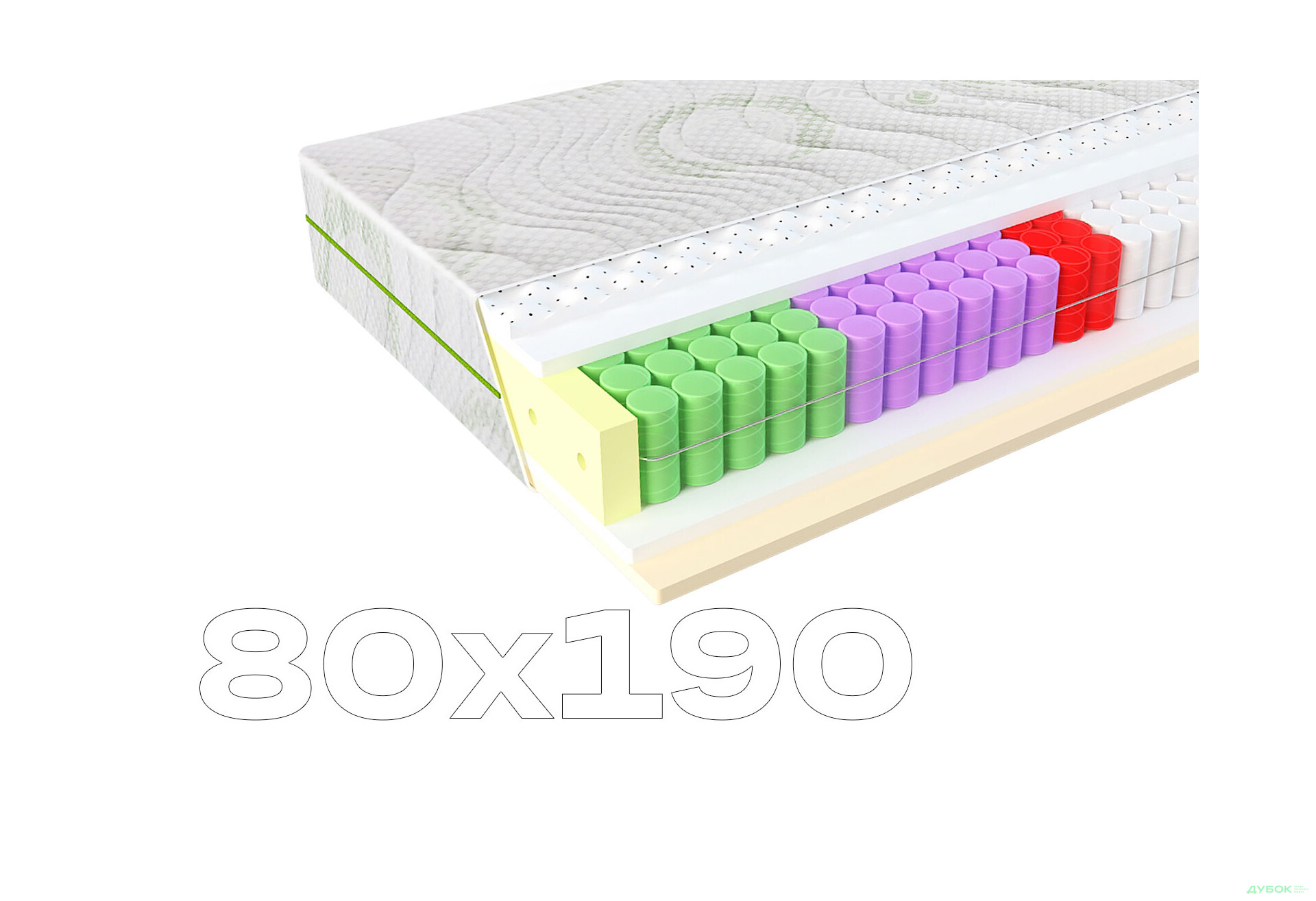 Зображення 1 - Матрац Evolution Relax Duo / Релакс Дуо 80х190 ЕММ